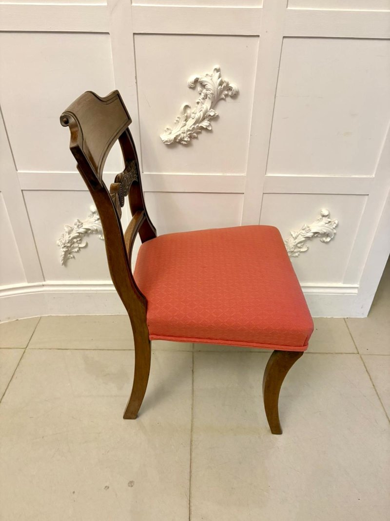 Antique Regency Set of 12 Mahogany Dining Chairs Including 2 Carvers - Image 19